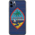 Guam Flag Dark Wood iPhone 11 Pro Max Skin